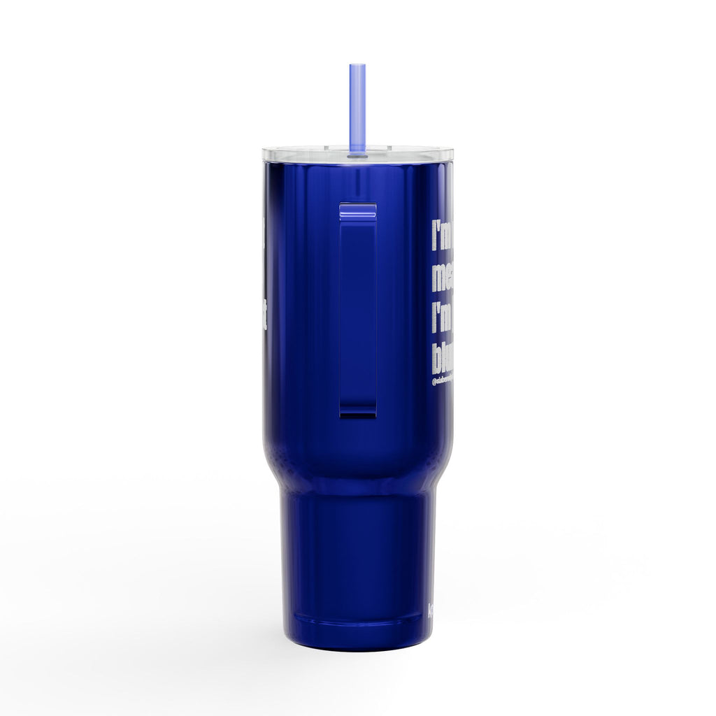 Personalized Name Script Tumbler 40oz Engraved | Insulated Travel Cup with Lid