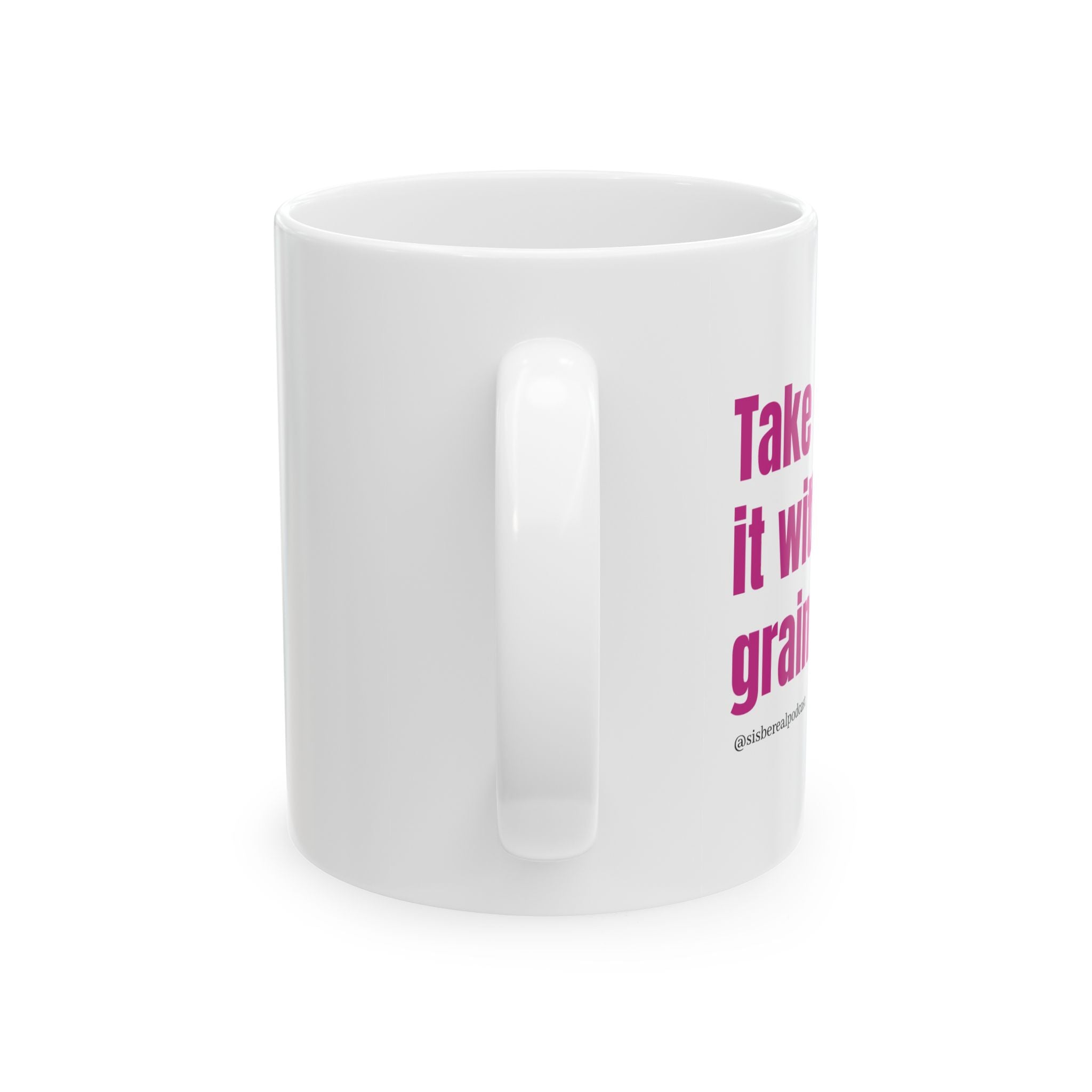 Copy of Copy of Be Real Pink Script Mug | Ceramic Coffee Cup