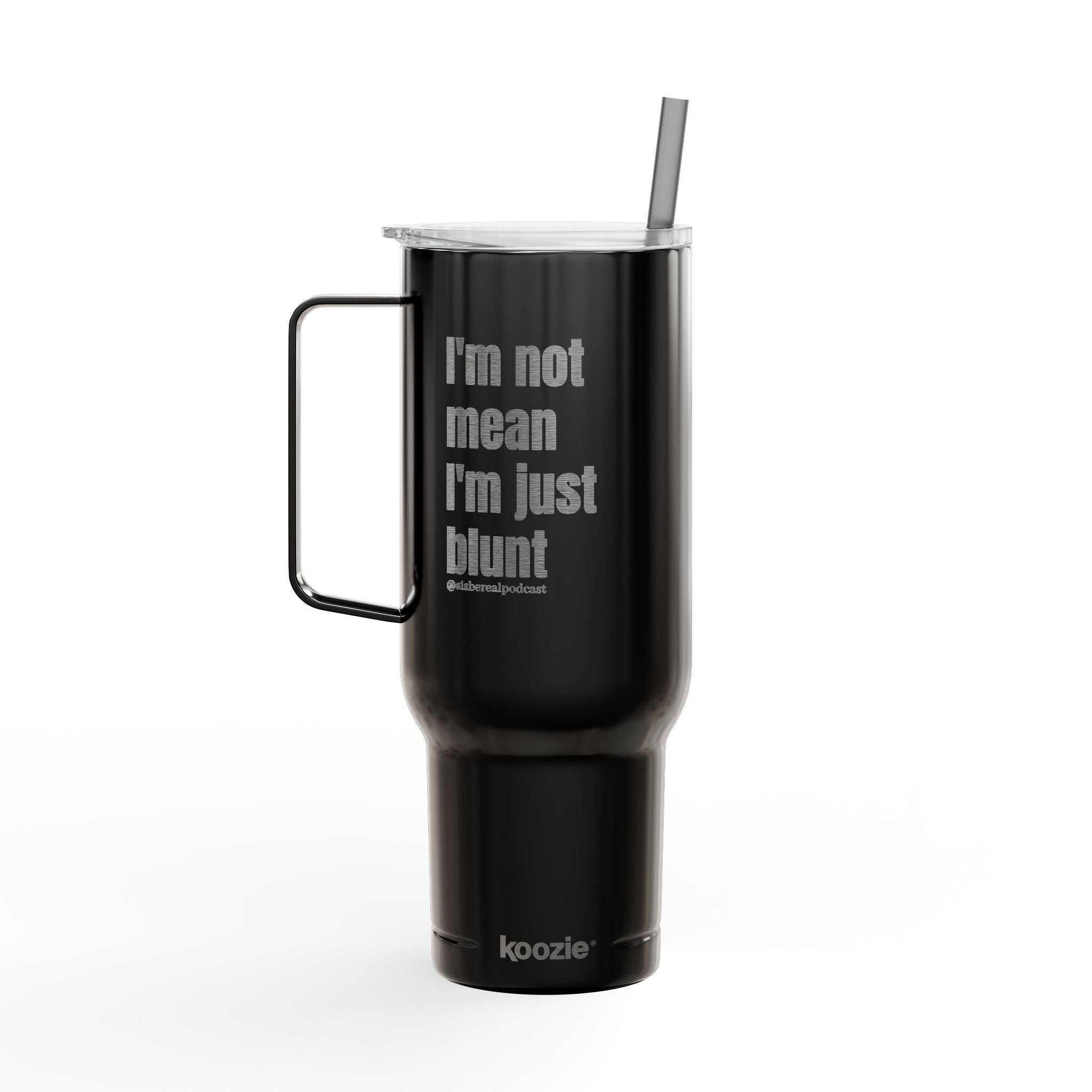 Personalized Name Script Tumbler 40oz Engraved | Insulated Travel Cup with Lid