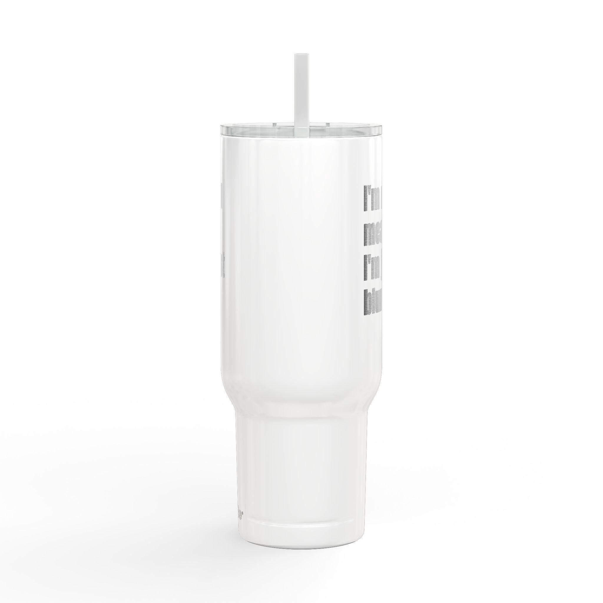Personalized Name Script Tumbler 40oz Engraved | Insulated Travel Cup with Lid