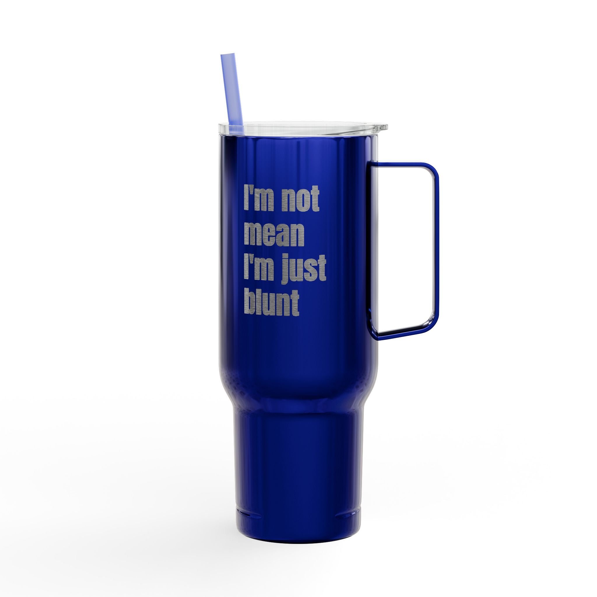 Personalized Name Script Tumbler 40oz Engraved | Insulated Travel Cup with Lid
